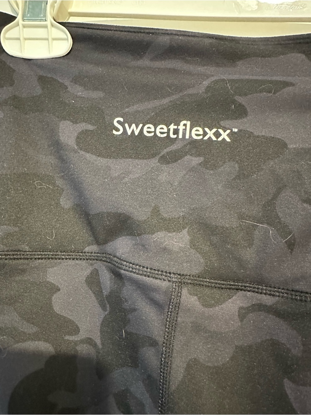 Sweetflexx Black Camo Leggings Woman’s size 8